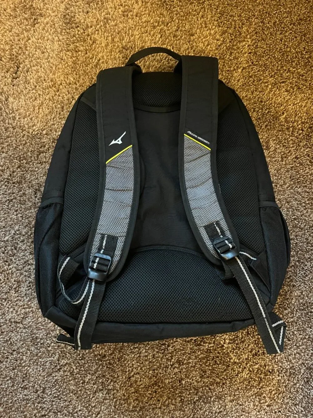 Black Mizuno volleyball backpack